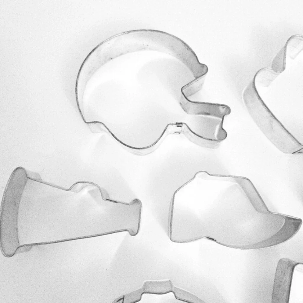 Football Baseball & Sports Themed Vintage Cookie Cutters (Set of 8)